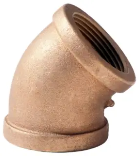 Merit Brass #XNL102-16 1in Lead Free Brass 45° Elbow
