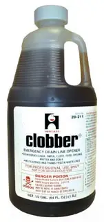 Hercules #20211 1/2 gal Clobber Sulfuric Acid Drain Opener