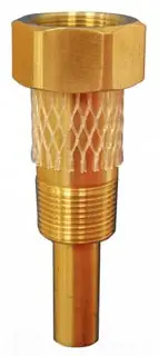 Jones Stephens #J40511 Extended Brass Well 1-3/4in Stem 3/4in NPT