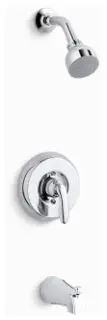 Kohler #K-PS15601-4-CP Coralais Rite-Temp Bath & Shower Trim Polished Chrome