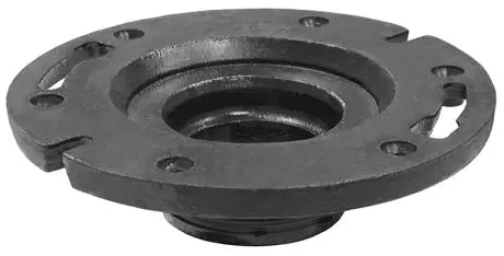 Jones Stephens #C47430 4in x 3in Cast Iron Two Finger No Caulk Closet Flange