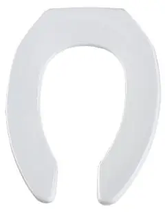 Church #1955SSTFR Elongated Heavy Duty Fire-Proof White Toilet Seat STA-TITE