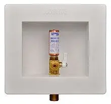 Water-Tite #AB9702HA 1/2in Lead-Free Ice Maker Outlet Box w/ Hammer Arrester Valve - F1807