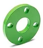Aquatherm #3315720 2-1/2" Flange Ring 150# Carbon Steel Green Epoxy