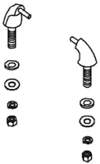 Kohler #52038-0 Lustra Check Hinge Kit