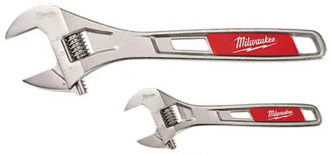 Milwaukee #48-22-7400 6" & 10" Adjustable Wrench 2-Pack