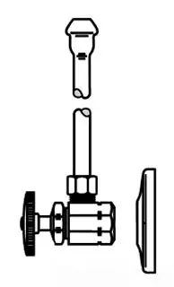 McGuire #LF165 3/8" Lead Free Lavatory Supply Kit w/ Angle Stops