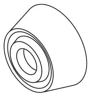 Symmons #LD-15A Escutcheon & Screw