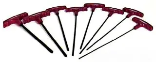 Wal-Rich #1818137 9in T-Handle Hex Key Set - 8 Piece
