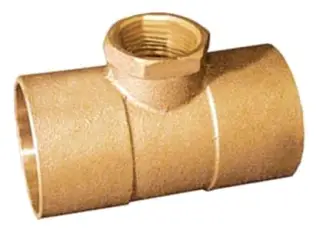 Elkhart #CASTLL47121X1X3/4 1in x 1in x 3/4in Lead Free Copper Reducing Tee CxCxF
