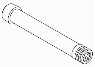 Kohler #1218071 Exhale Supply Elbow Extension Adapter 2-13/16"-3-5/16"