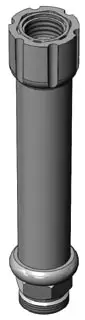 T&S Brass #002987-40 Gray Grip Handle 7/8-20 UN Male x 3/4-14 UN Female