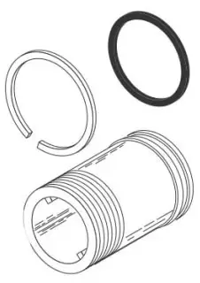 Sloan #0308805 4-1/16in H-551-A Adjustable Tailpiece Assembly CP