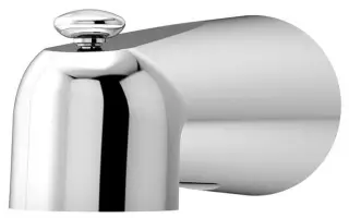 Symmons #057 7in Zinc Tub Spout with Diverter Chrome