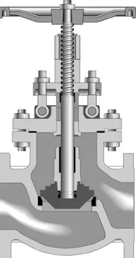 Crane #143XU 2in Cast Steel Globe Valve 150# OS&Y Bolted Bonnet - Flanged