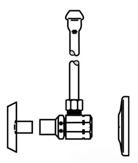 McGuire #LF165LK 3/8" Lead Free Lavatory Supply Kit w/ LK Angle Stops
