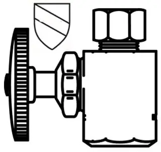 McGuire #LFHST11 3/8" IPS x 3/8" OD Straight Stop Valve