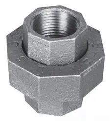 Ward #B.B250U 1/4in Malleable Iron Brass-to-Iron Union Class 250