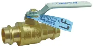 Apollo #77VLF-103-01 1/2in Lead Free Brass Press Ball Valve 250#