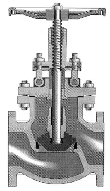Crane #151-1/2XU 3in Cast Steel Globe Valve 300# OS&Y Bolted Bonnet - Weld