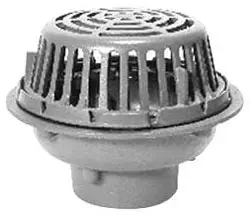 Zurn #P121-CC 12in Cast Iron Roof Drain with Clamp Collar