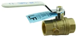 Apollo #95ALF-203-01 1/2" Lead Free Brass Solder Stop & Waste Ball Valve