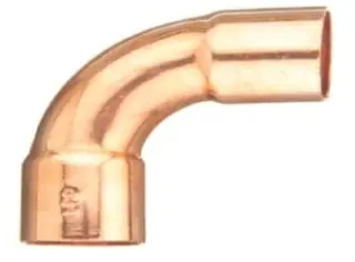 Elkhart #WROT107-L3/4X5/8 3/4x5/8in Wrot Copper Reducing Elbow Long Turn CxC
