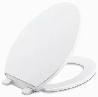 Kohler #K-20110-0 Brevia Quiet-Close Elongated Toilet Seat - White