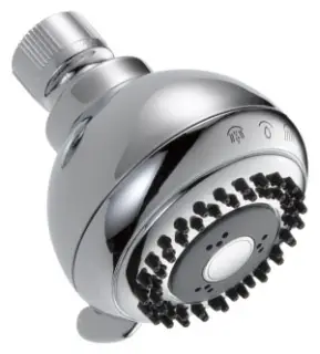 Delta #52102-MB 5in Raincan Touch-Clean Fundamentals Showerhead Single Setting - Matte Black