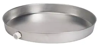Oatey #34152 22in Aluminum Water Heater Pan with 1in PVC Adapter