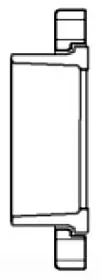 Spears #854-005C 1/2in CPVC Van Stone Socket Flange Class 150