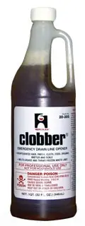 Hercules #20205 1 qt Clobber Sulfuric Acid Drain Opener