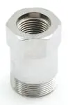 T&S Brass #054X 3/8in NPT Female Chrome Plated Brass Swivel Adapter