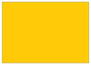 Brady #25374 7in x 10in Plastic Blank Safety Sign Yellow