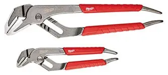 Milwaukee #48-22-6330 6in & 10in Straight Jaw Pliers Set Comfort Grip