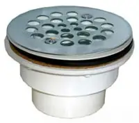 Wal-Rich #0523040 2in PVC Two-Piece Shower Drain