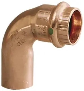 Viega #77062 1-1/4in ProPress 90° Street Elbow Copper - Press x FTG