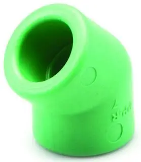 Aquatherm #0112518 2in Green Pipe 45° Socket Elbow