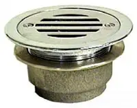 Wal-Rich #0521002 2in Chrome-Plated Brass Urinal Strainer - IPS