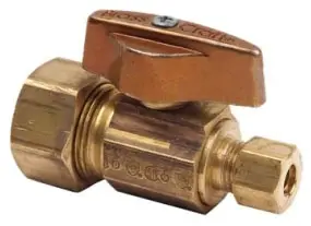 Ktcr04X-R 1/2X1/4 Lf Stp Valve Brasscraft