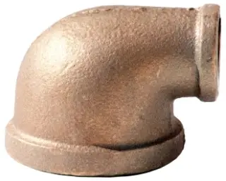 Merit Brass #NL101-0604 3/8in x 1/4in Lead-Free Brass 90° Elbow