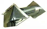 Wal-Rich #0812010 4in Metal Dryer Vent Replacement Hood