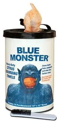 Blue Monster #77095 10in x 12in Citrus Scrubbing Towels 75 Count