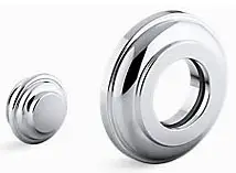 Kohler #K-76334-CP Polished Chrome Traditional Shower Arm Trim with Diverter