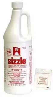 Hercules #20305 1 qt Sizzle Drain Cleaner 32% Hydrochloric Acid