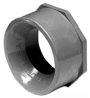 Charlotte Pipe #AW-107C-2X1-1/2 2in x 1-1/2in ChemDrain CPVC Flush Bushing Spigot x Hub