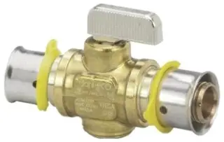 Viega #94500 3/8in PEX Press Ball Valve Zero Lead Full Port