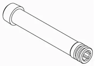 Kohler #1218070 Supply Adapter for Exhale Handshower Elbow 2-5/16in-2-13/16in