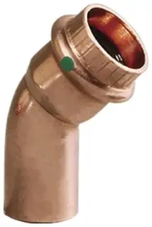 Viega #77063 1-1/4in Copper ProPress 45° Street Elbow