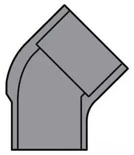 Spears #827-015 1-1/2in PVC Sch 80 Street 45° Elbow - Socket x Spigot